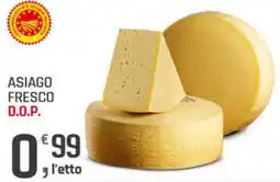 Supermercati Dok Asiago fresco d.o.p. offerta