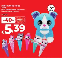Bennet Peluche coco cones ZURU offerta