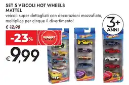 Bennet Set 5 veicoli hot wheels mattel offerta