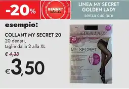 Bennet Linea my secret golden lady offerta