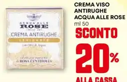 Pam Crema antirughe acqua alle rose offerta