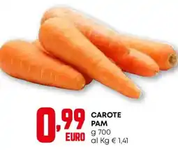 Pam Carote pam offerta