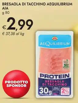 Bennet Bresaola di tacchino aequilibrium AIA offerta