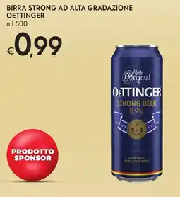 Bennet Birra strong ad alta gradazione OETTINGER offerta