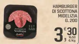 Supermercati Dok Hamburger di scottona midelizia offerta