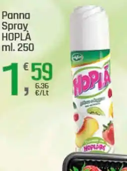 Supermercati Dok Panna spray HOPLA offerta