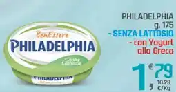 Supermercati Dok Philadelphia senza lattosio, con yogurt alla greca offerta