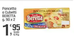 Supermercati Dok Pancetta a Cubetti BERETTA offerta