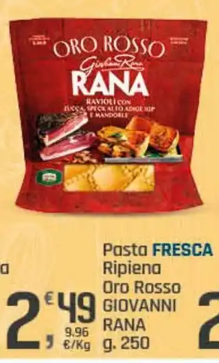 Supermercati Dok Pasta fresca ripiena oro rosso GIOVANNI RANA offerta
