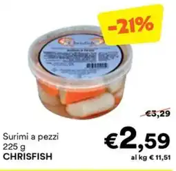 Unes Surimi a pezzi CHRISFISH offerta