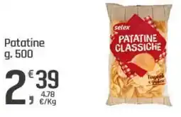 Supermercati Dok Selex patatine offerta