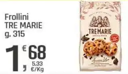 Supermercati Dok Frollini TRE MARIE offerta