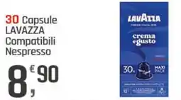 Supermercati Dok 30 capsule lavazza compatibili nespresso offerta