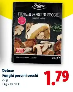 Lidl Deluxe Funghi porcini secchi offerta