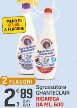 Supermercati Dok Sgrassatore chanteclair ricarica offerta