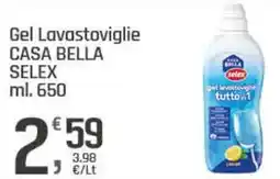 Supermercati Dok Gel lavastoviglie casa bella SELEX offerta
