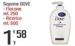 Supermercati Dok Sapone dove flacone, ricarica offerta