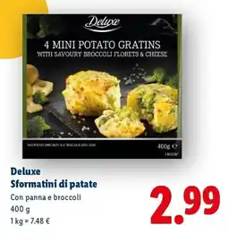 Lidl Deluxe Sformatini di patate offerta