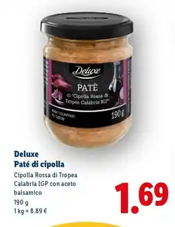 Lidl Deluxe Paté di cipolla offerta
