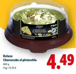 Lidl Deluxe Cheesecake al pistacchio offerta