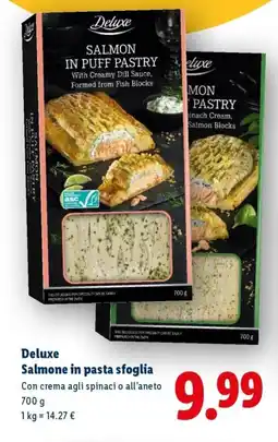 Lidl Deluxe Salmone in pasta sfoglia offerta