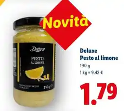 Lidl Deluxe Pesto al limone offerta