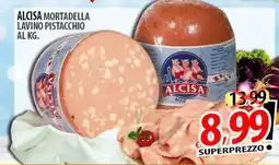 Il Genio Supermercato Alcisa mortadella lavino pistacchio offerta