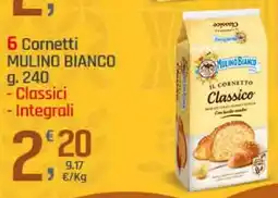 Supermercati Dok 6 cornetti mulino bianco classici, integrali offerta