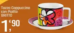 Supermercati Dok Tazza Cappuccino con Piatto BRITTO offerta