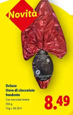 Lidl Deluxe Uovo di cioccolato fondente offerta