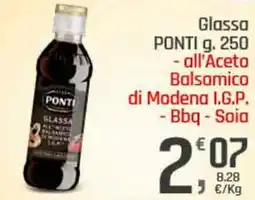 Supermercati Dok Glassa ponti, all aceto balsamico di modena i.g.p., bbq, soia offerta