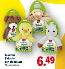 Lidl Favorina Peluche con cioccolato offerta