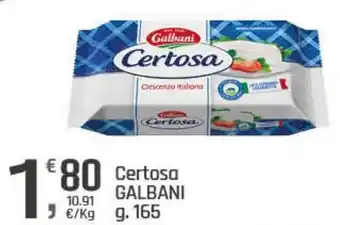 Supermercati Dok Certosa GALBANI offerta