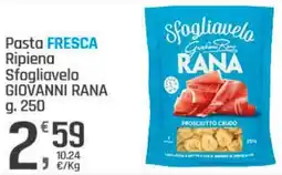 Supermercati Dok Pasta fresca ripiena sfogliavelo GIOVANNI RANA offerta