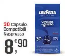 Supermercati Dok Lavazza 30 capsule compatibili nespresso offerta