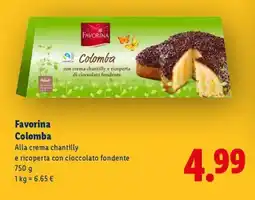 Lidl Favorina Colomba offerta