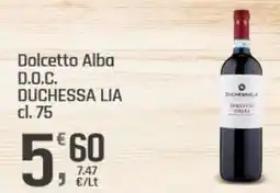 Supermercati Dok Dolcetto Alba D.O.C. DUCHESSA LIA offerta