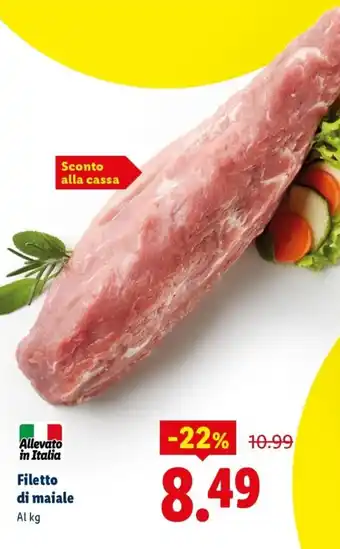Lidl Filetto di maiale offerta