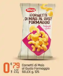 Supermercati Dok Cornetti di mais al gusto formaggio SELEX offerta
