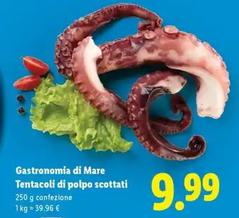 Gastronomia di Mare Tentacoli di polpo scottati