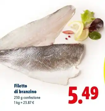 Filetto di branzino