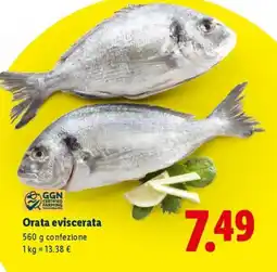 Lidl Orata eviscerata offerta