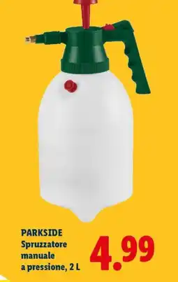 Lidl PARKSIDE Spruzzatore manuale a pressione offerta