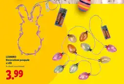 Lidl LIVARNO Decorazione pasquale a LED offerta