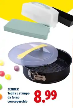 Lidl ZENKER Teglia o stampo da forno con coperchio offerta