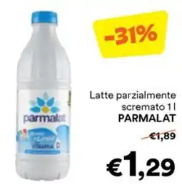 Unes Latte parzialmente scremato PARMALAT offerta