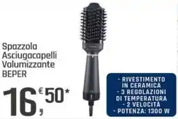 Supermercati Dok Spazzola Asciugacapelli Volumizzante BEPER offerta