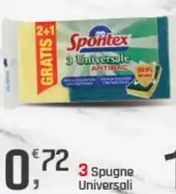 Supermercati Dok Spontex 3 Spugne Universali offerta