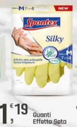 Supermercati Dok Spontex guanti effetto seta offerta
