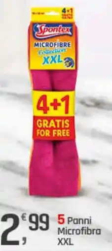 Supermercati Dok 5 Panni Microfibra XXL offerta